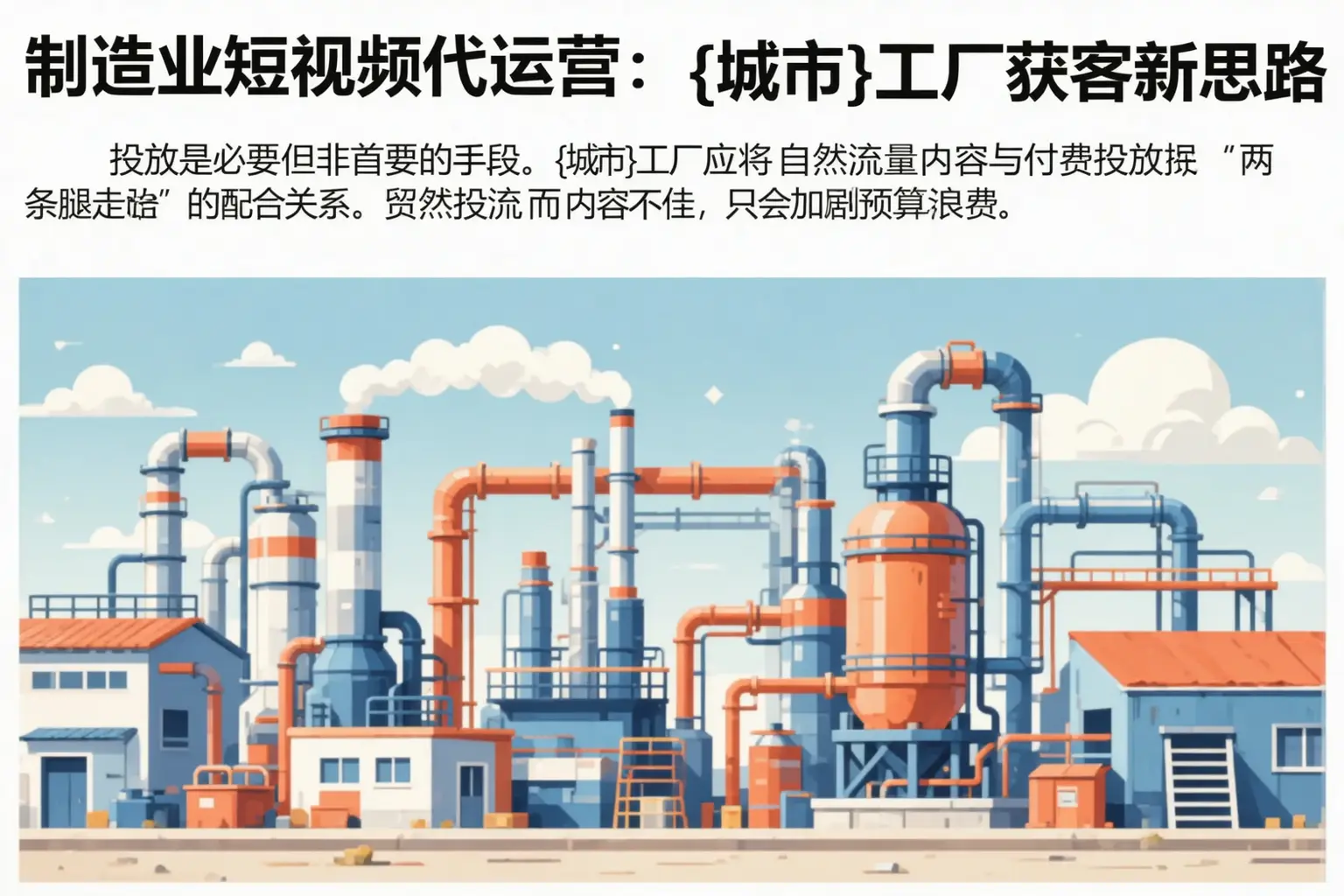 制造业短视频代运营:云南工厂获客新思路