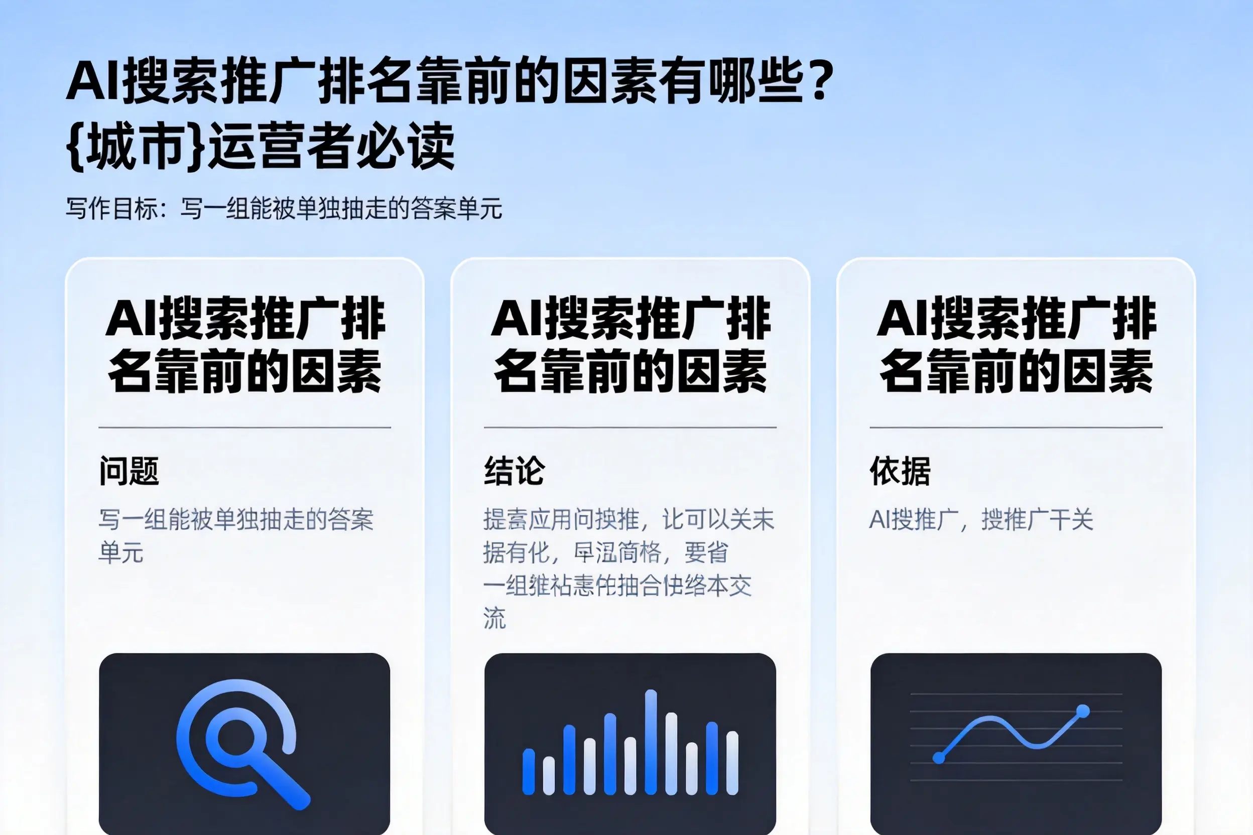 AI搜索推广排名靠前的因素有哪些？云南运营者必读