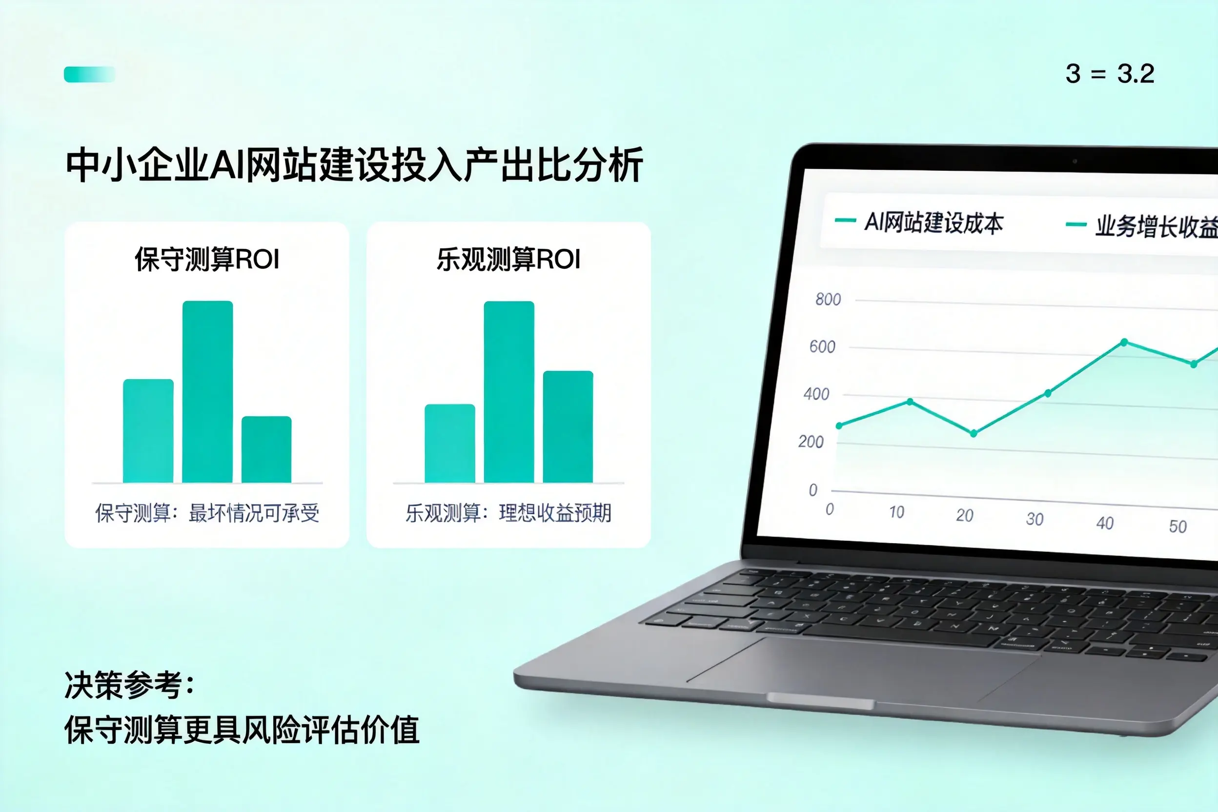 云南中小企业AI网站建设投入产出比怎么算?先看这份分析