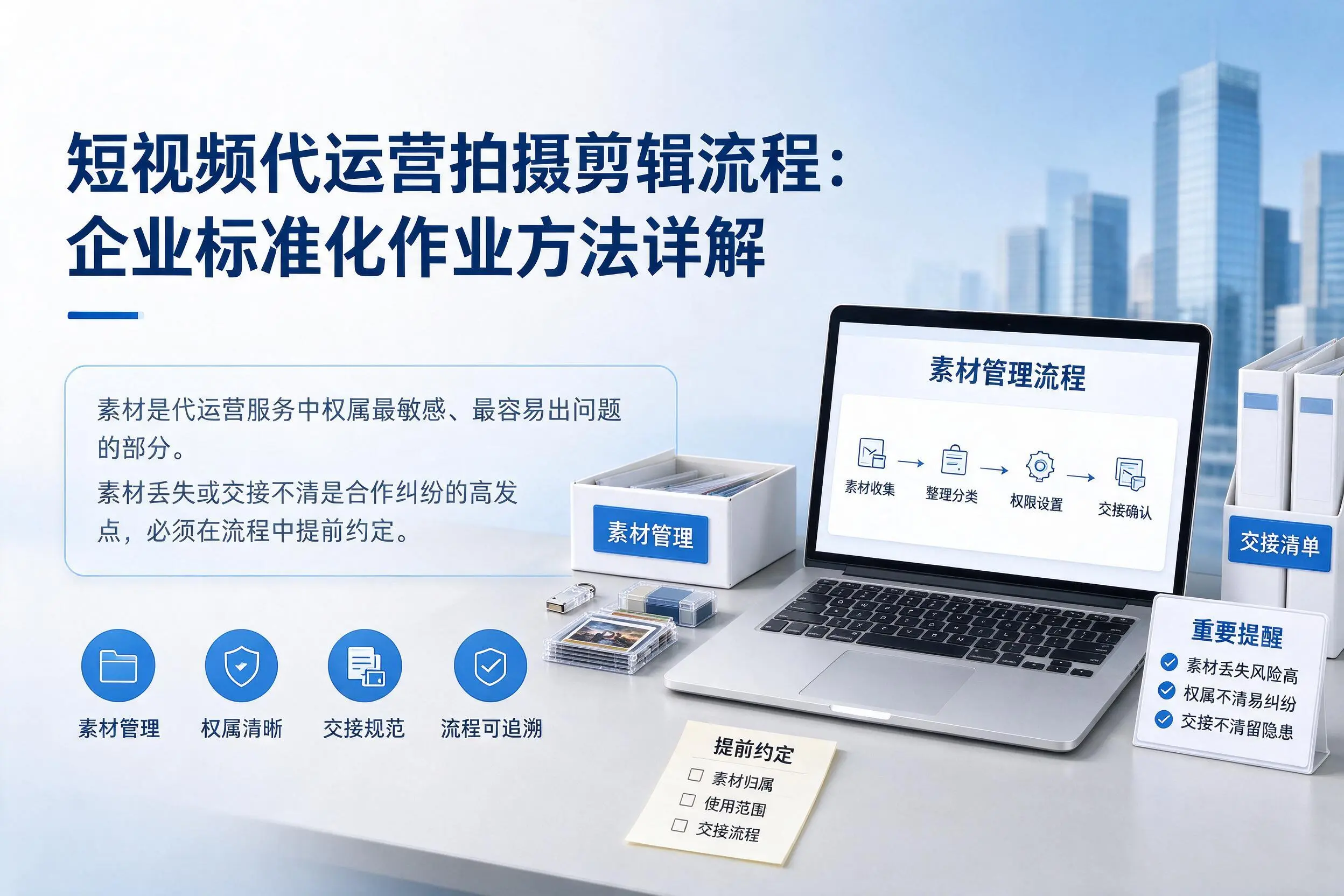 短视频代运营拍摄剪辑流程:云南企业标准化作业方法详解