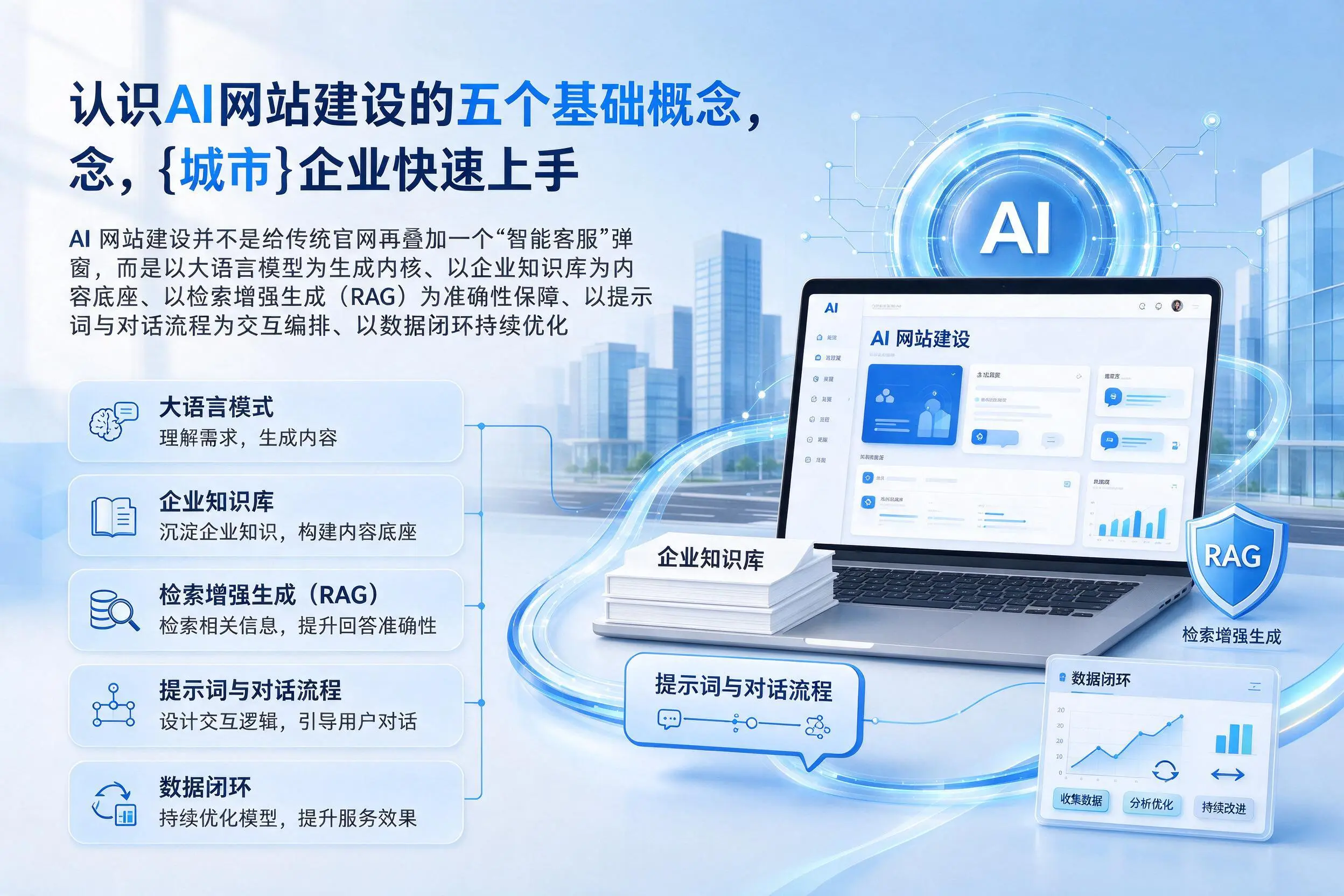 认识AI网站建设的五个基础概念,云南企业快速上手