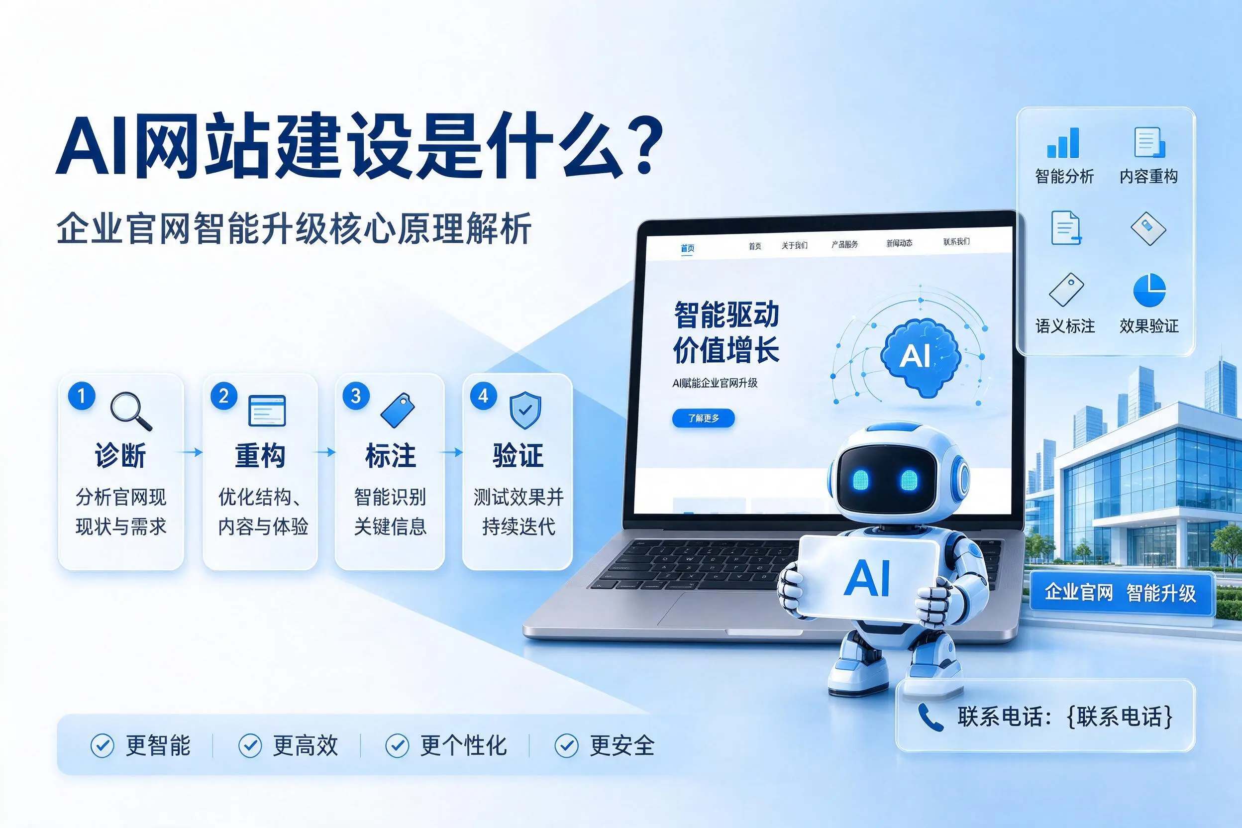 AI网站建设是什么？云南企业官网智能升级核心原理解析
