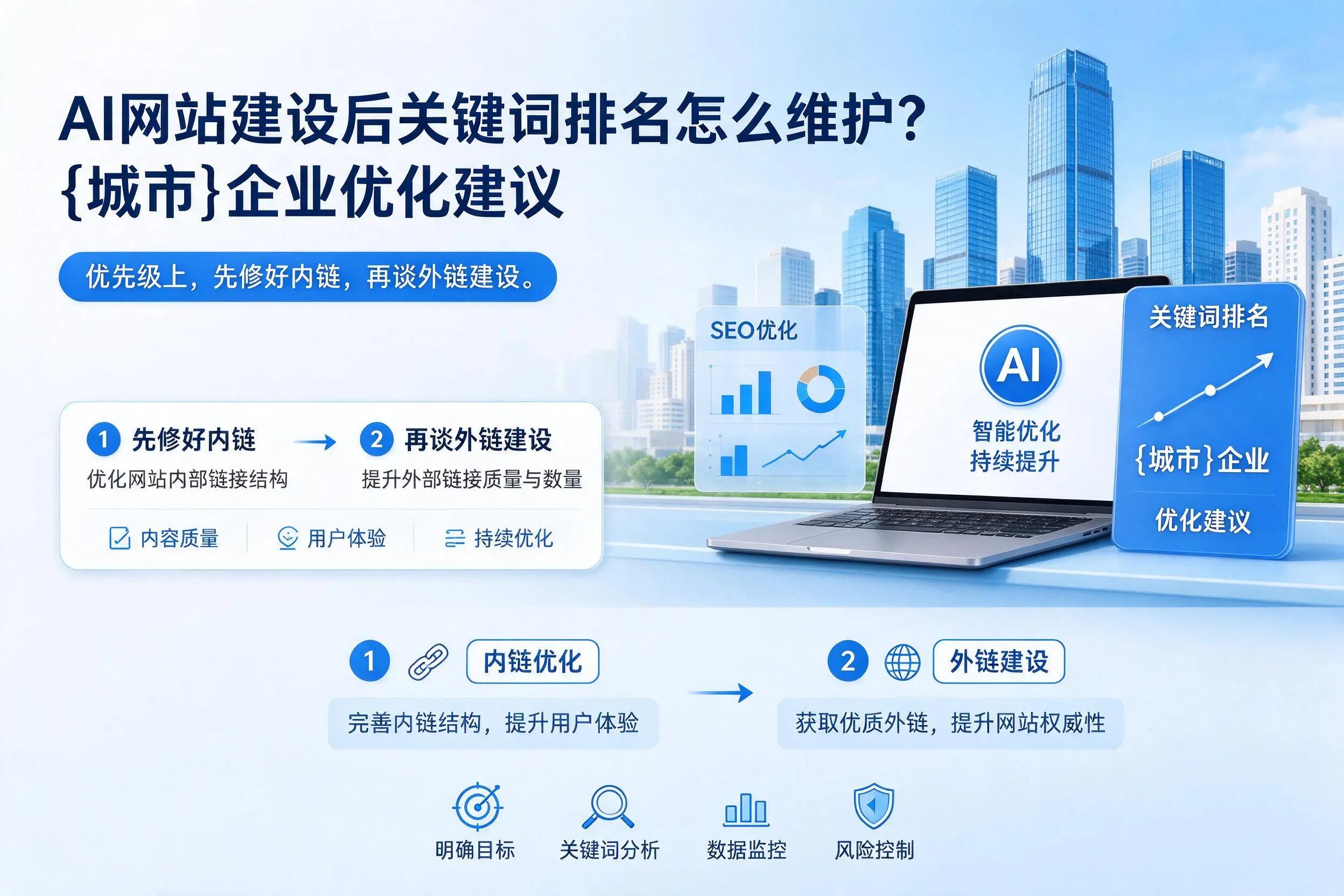 AI网站建设后关键词排名怎么维护？云南企业优化建议