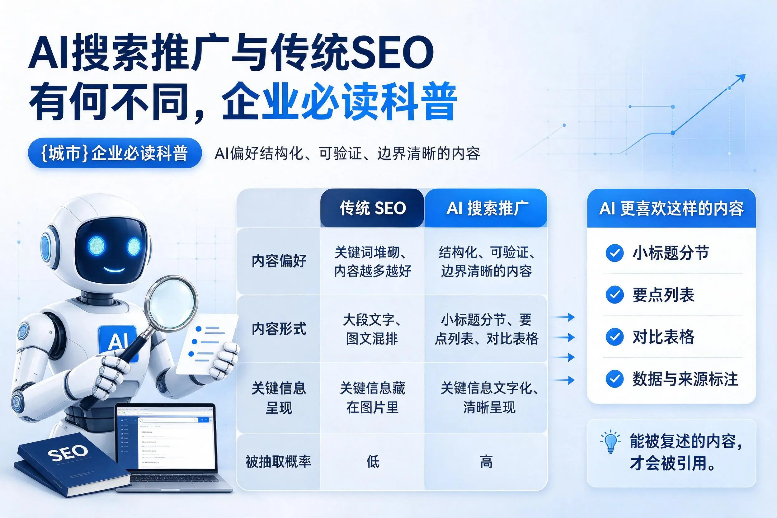 AI搜索推广与传统SEO有何不同,云南企业必读科普